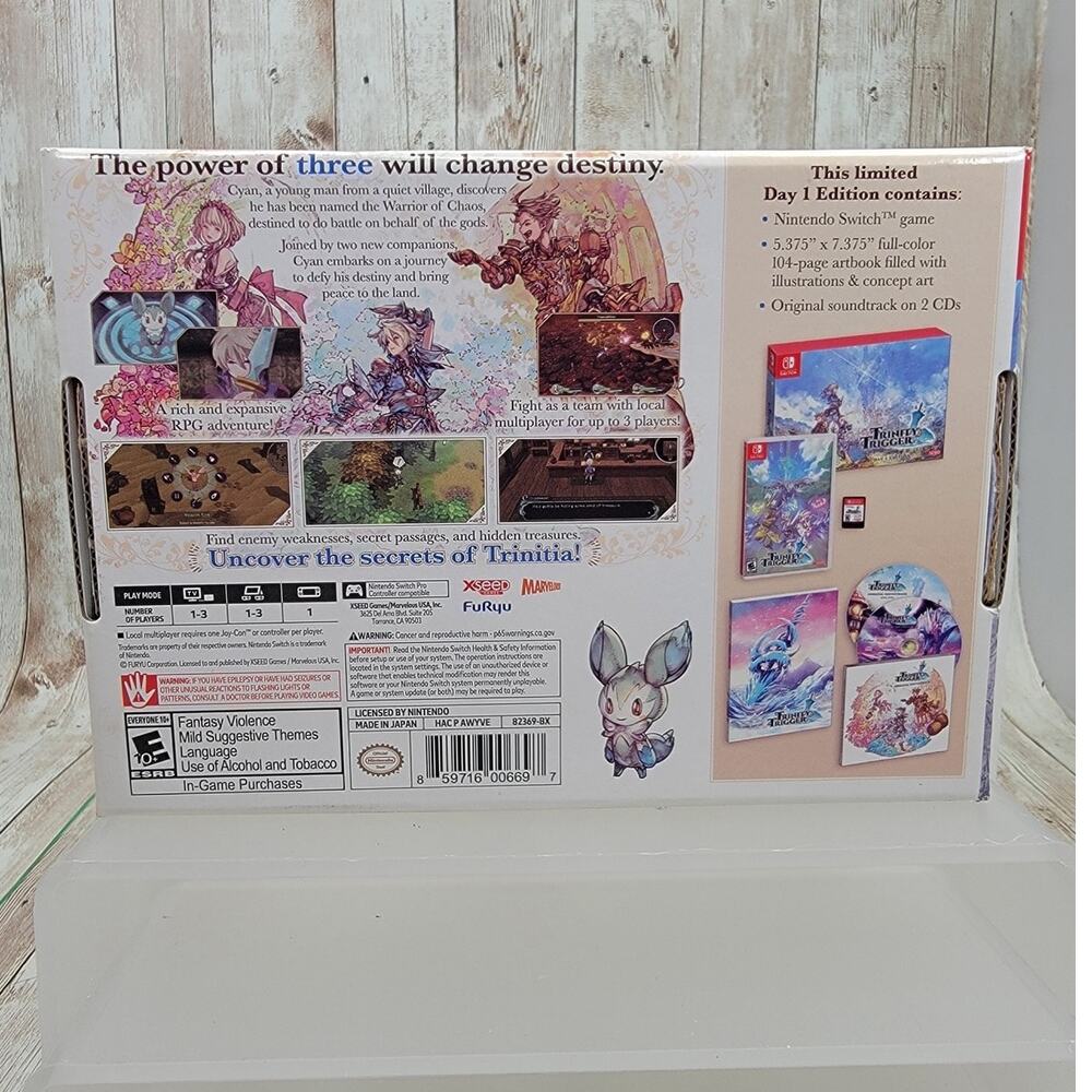Trinity Trigger Day One Edition - Nintendo Switch Complete Cib Tested - Picture 2 of 10